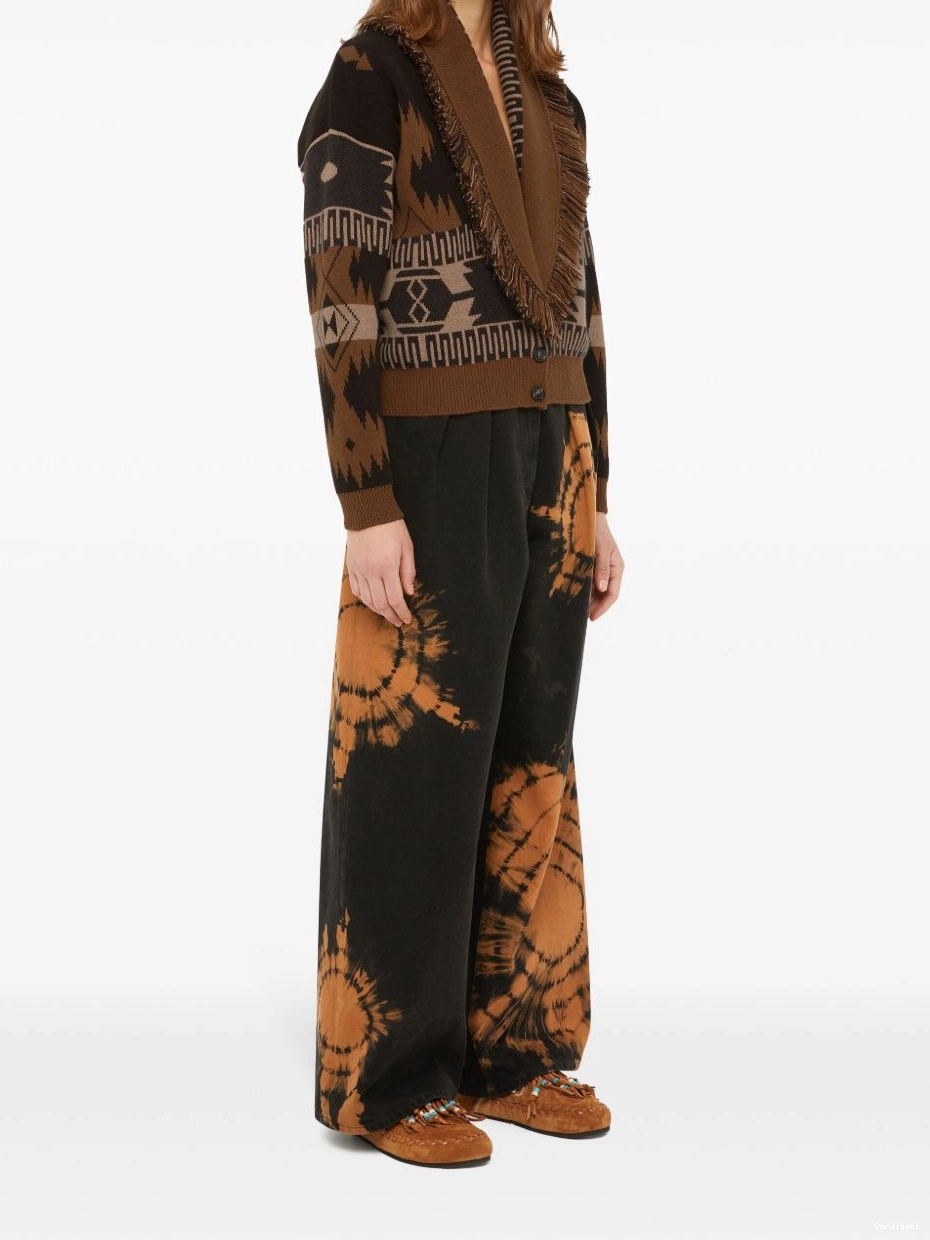 Cheap patterned-jacquard cardigan Alanui Women 0823